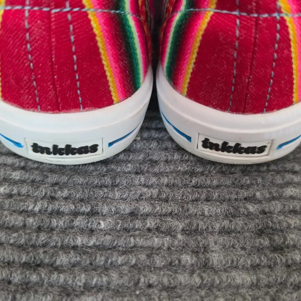 Inkkas Bluebird Peruvian Low-Top Multicolor Lace-Up  Sneakers Women's 8/Men's 6